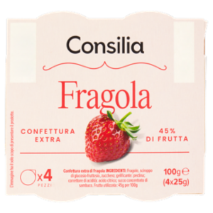 Consilia Confettura Di Fragole 4x25 g