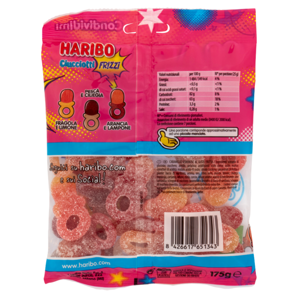 Haribo Ciucciotti Fr!zzi 175 g