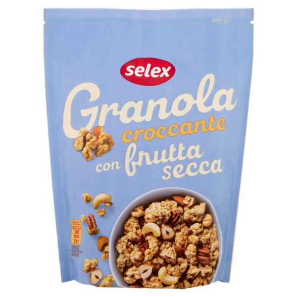 Selex Granola Croccante con Frutta Secca 375 g