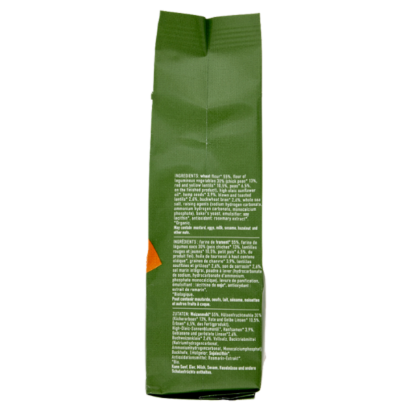 Galbusera Buonpertutti con Farine Legumi Biologici,farina tipo2,semi canapa,lenticchie soffiate 200g