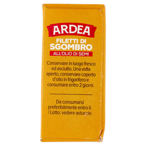 Ardea Filetti di Sgombro all'Olio di Semi 125 g