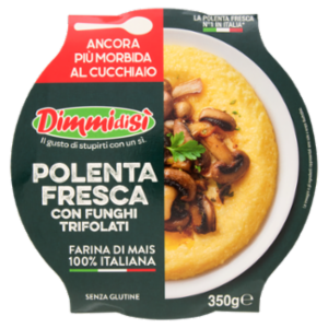 DimmidiSì Polenta Fresca Con Funghi Trifolati 350 g