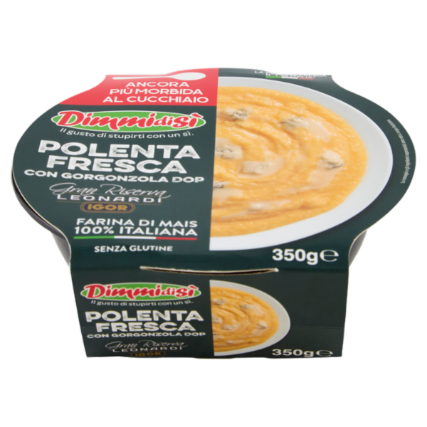 DimmidiSì Polenta Fresca con Gorgonzola DOP 350 g