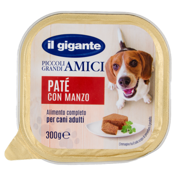 IL GIGANTE Piccoli Grandi Amici Paté con Manzo 300 g