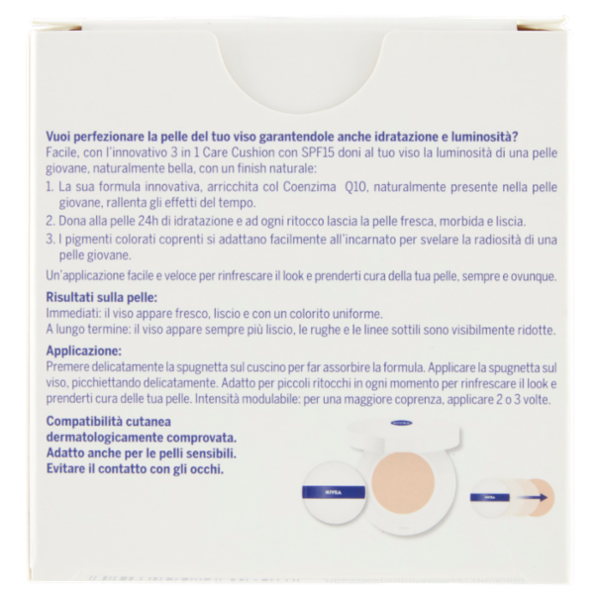 Nivea Q10 Power 3in1 Care Cushion 02 Dark 15 g