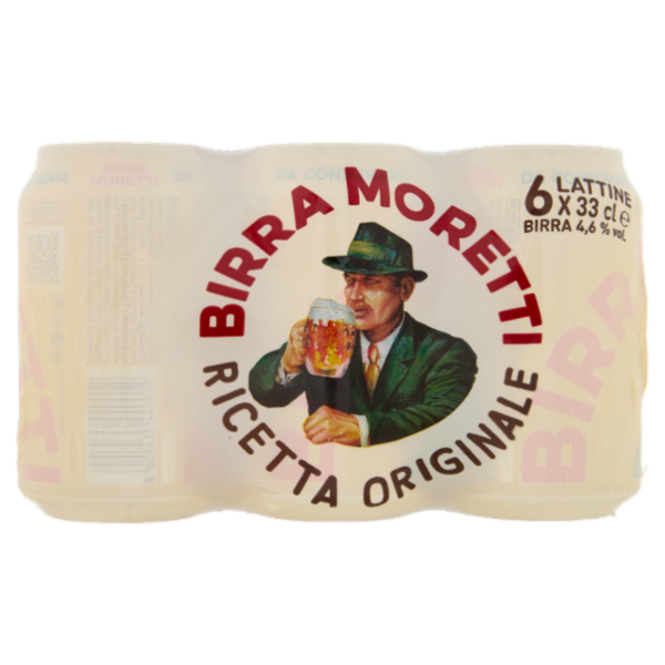 Birra Moretti Ricetta Originale 6 x 33 cl