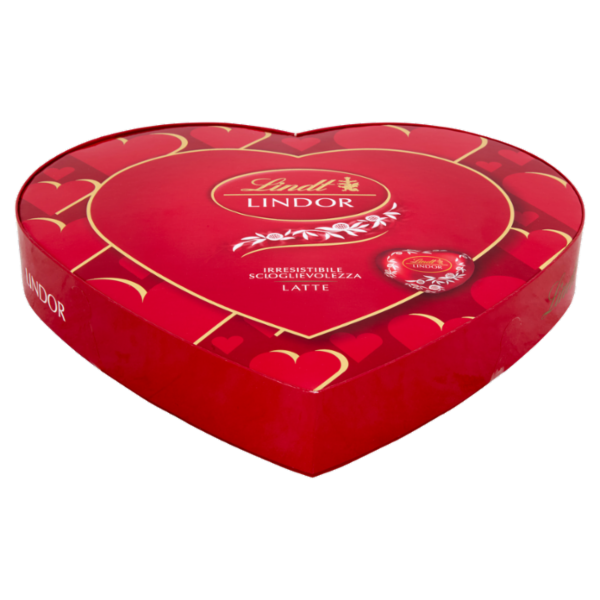 Lindt Lindor scatola cuore latte 178 g