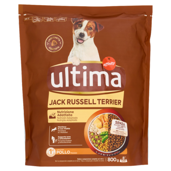 ultima Dog Jack Russell Terrier con Pollo 800 g