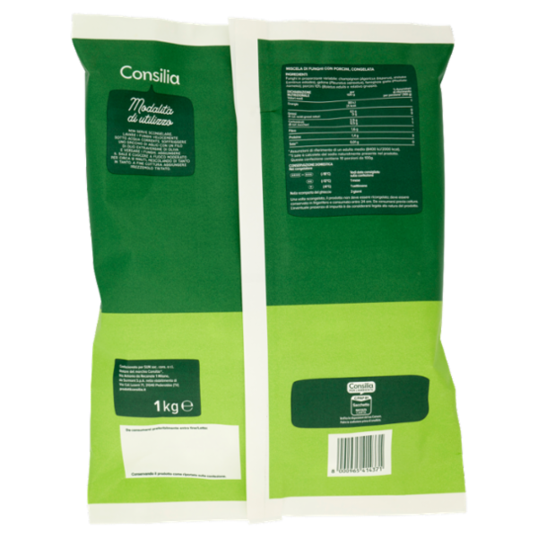 Consilia Misto Funghi con Porcini Congelati 1 kg