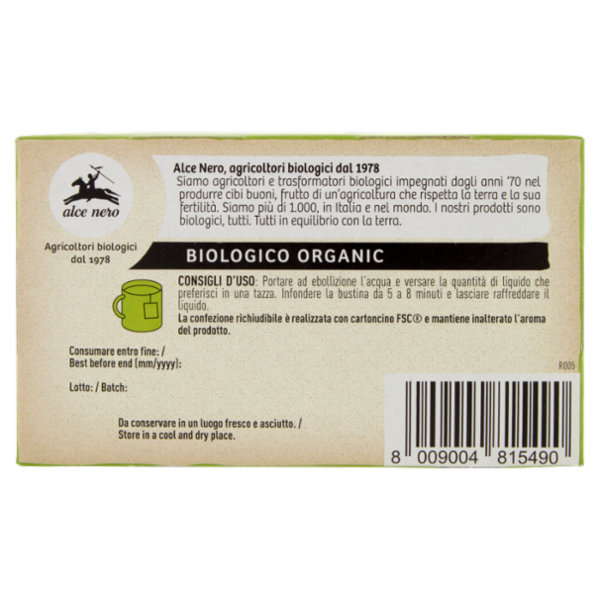 alce nero Camomilla Setacciata 20 x 1 g