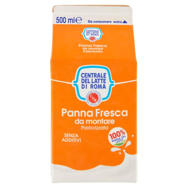 Centrale del Latte di Roma Panna Fresca da montare Pastorizzata 500 ml