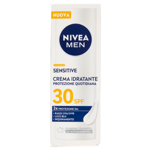 Nivea Men Sensitive Crema Idratante Protezione Quotidiana SPF 30 50 ml