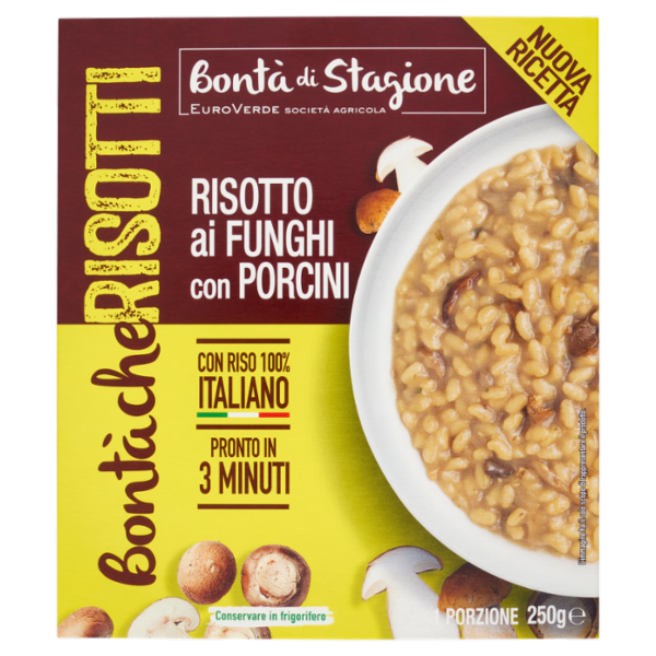 Bontà di Stagione Bontà che Risotti Risotto ai Funghi con Porcini 250 g