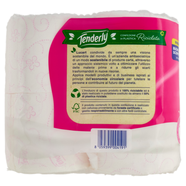 Tenderly pink Rotoli Decorati 12 pz