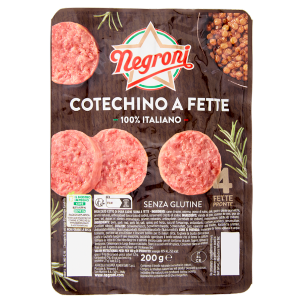 Negroni Cotechino a Fette 200 g