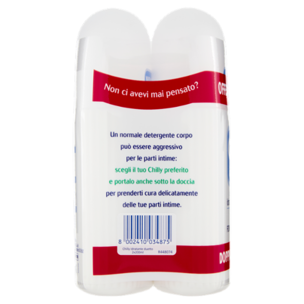 Chilly idratante detergente intimo 2 x 200 ml