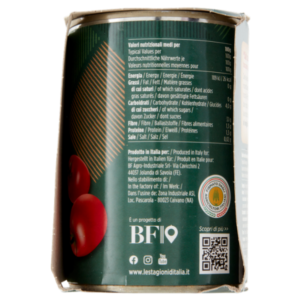 Le Stagioni d'Italia Polpa a Pezzettoni 3 x 400 g