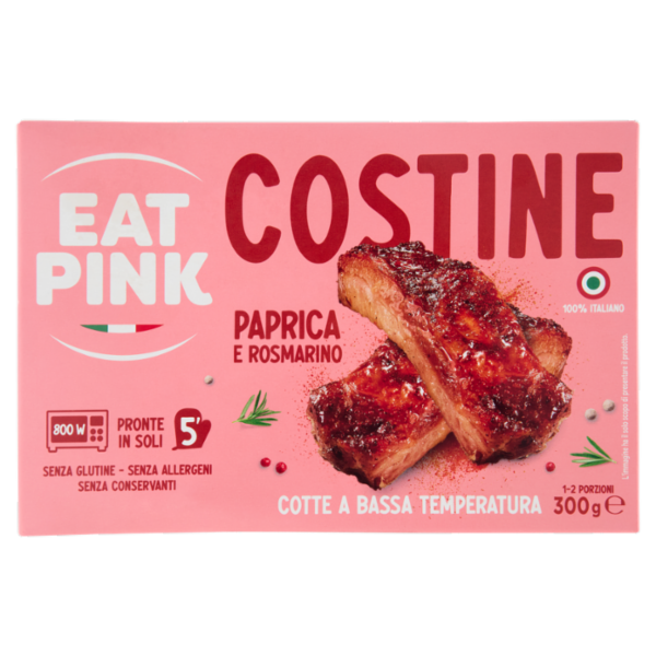 Eat Pink Costine Paprica e Rosmarino 300 g