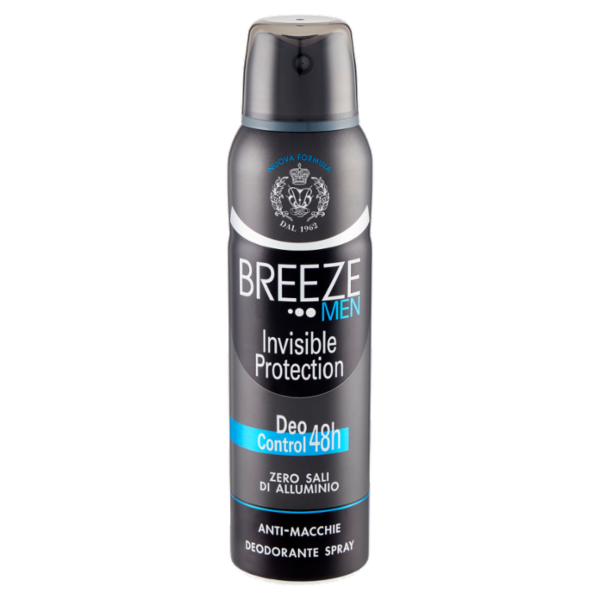 Breeze Men Invisible Protection Deodorante Spray 150 mL