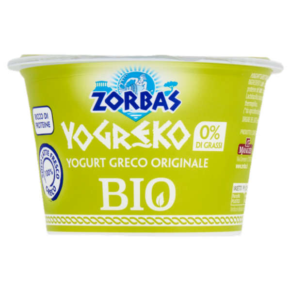 Zorbas Yogreko 0% di Grassi Bio 150 g