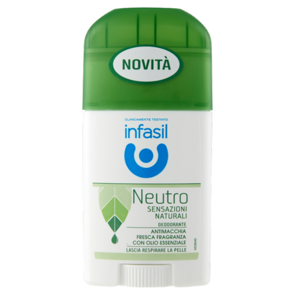 Infasil Deostick Neutro Sensazioni Naturali Olio Essenziale 40 ml