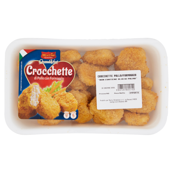 Martini QuandoVuoi Crocchette di Pollo con Formaggio 0,500 kg