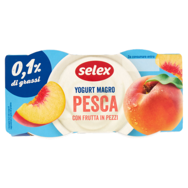 Selex Yogurt Magro Pesca 2x125 g