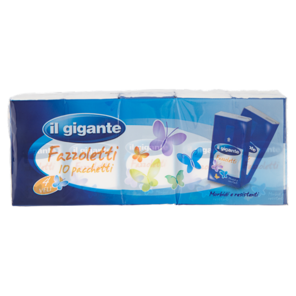 IL GIGANTE Fazzoletti 4 Veli 10 pz