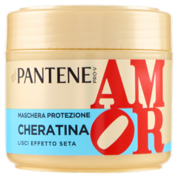 Pantene Pro-V Lisci Effetto Seta Maschera Protezione Cheratina Amor 300 Ml