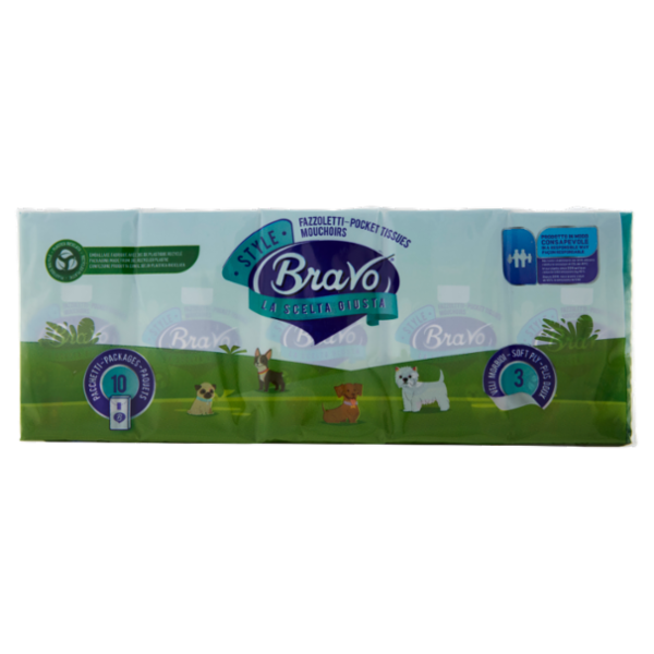 Bravo Style Fazzoletti 10 pz