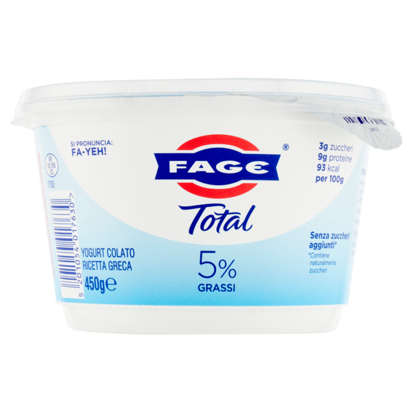 Fage Total 5% Grassi 450 g
