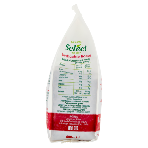 Select Selezioni dal Mondo Lenticchie Rosse 400 g