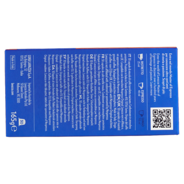 Lavazza crema e gusto Forte Compatibile Nespresso Original 30 Capsule 165 g