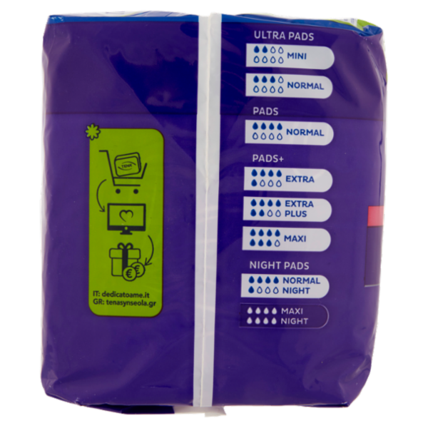 Tena discreet protect+ Maxi Night Assorbenti Notte 6 pz