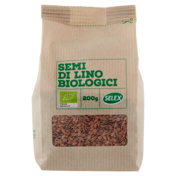 Selex Semi di Lino Interi Biologici 200 g