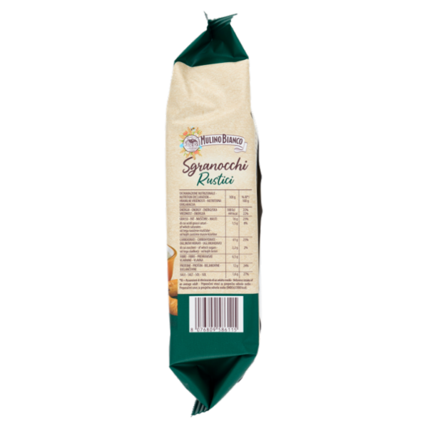 Mulino Bianco Sgranocchi Rustici Grissini con Farro, Segale, Semi di Lino e Girasole 200g