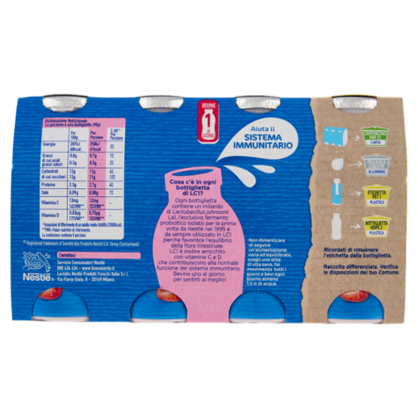 NESTLÉ LC1 con Probiotico Frutti rossi e Mirtilli 8x90g