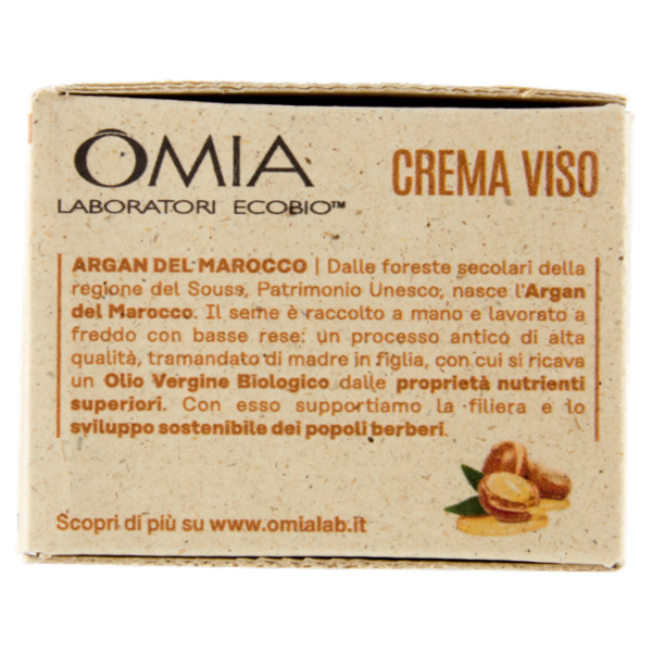 Omia Laboratori Ecobio Crema Viso Antirughe argan del Marocco 50 ml