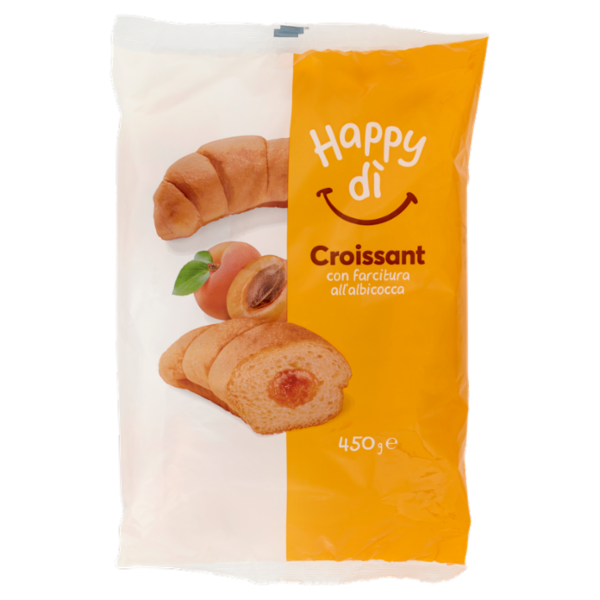 Happy dì Croissant all'Albicocca 9x50 g