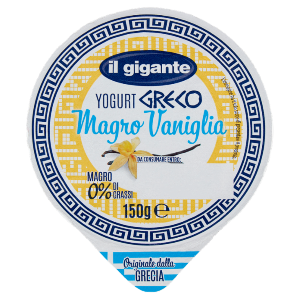 IL GIGANTE Yogurt Greco Magro Vaniglia 150 g