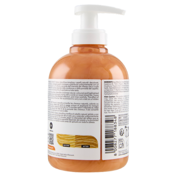 Alama Professional S.O.S. Color & Go Maschera nutriente e colorante Dorato 300 ml