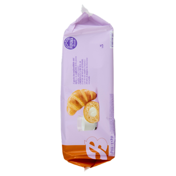 Bauli Free Lactose Free Croissant Senza Lattosio Crema al Latte 5 x 45 g