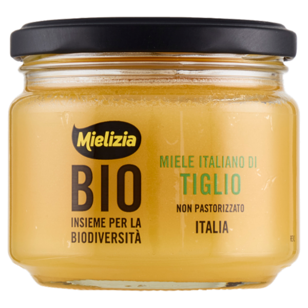 Mielizia Bio Miele Italiano di Tiglio Non Pastorizzato Italia 300 g