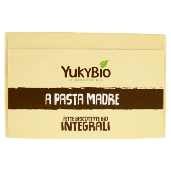 YukyBio A Pasta Madre Fette Biscottate Bio Integrali 2 x 85 g