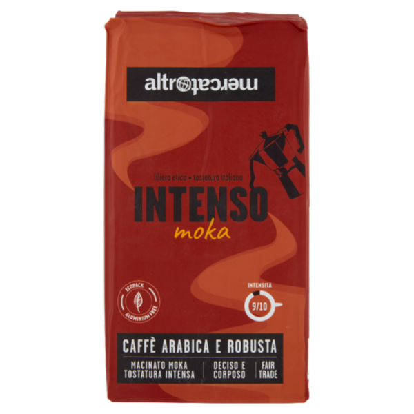 altromercato Intenso moka Caffè Arabica e Robusta 250 g