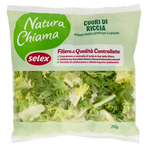 Selex Natura Chiama Cuori di Riccia Lavati e Pronti per il Consumo 200 g