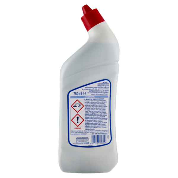 IL GIGANTE WC Gel disincrostante con candeggina 750 ml