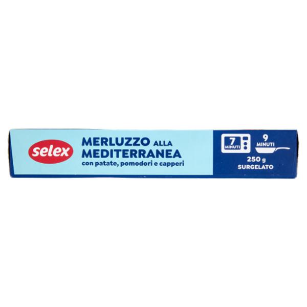 Selex Merluzzo Alla Mediterranea Surgelato In Vaschetta 250 g