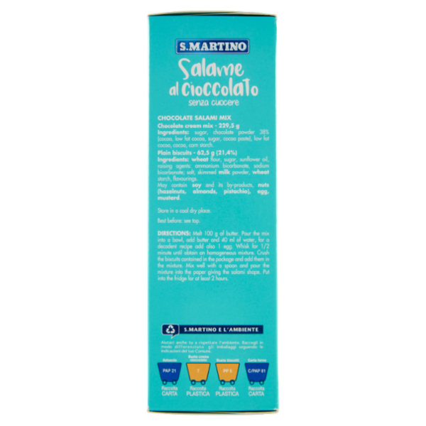 S.Martino Salame al Cioccolato senza cuocere 292 g