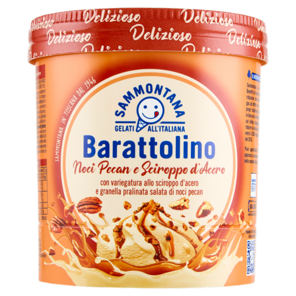 Sammontana Barattolino Delizioso Noci Pecan e Sciroppo d'Acero 500 g